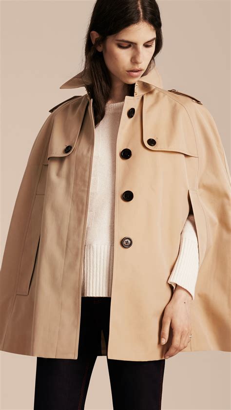 burberry gaberdine trench cape|burberry trench coat.